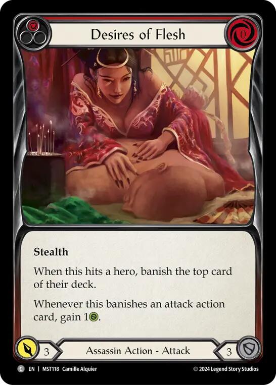 Desires of Flesh (Red) [MST118] (Part the Mistveil) | Good Games Modbury