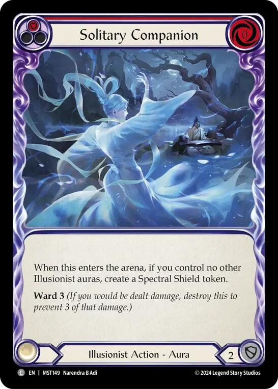 Solitary Companion (Red) [MST149] (Part the Mistveil) | Good Games Modbury