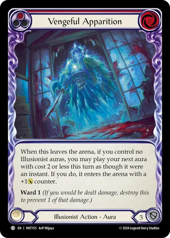 Vengeful Apparition (Red) [MST155] (Part the Mistveil) | Good Games Modbury