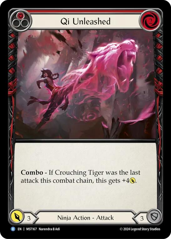 Qi Unleashed (Red) [MST167] (Part the Mistveil) | Good Games Modbury