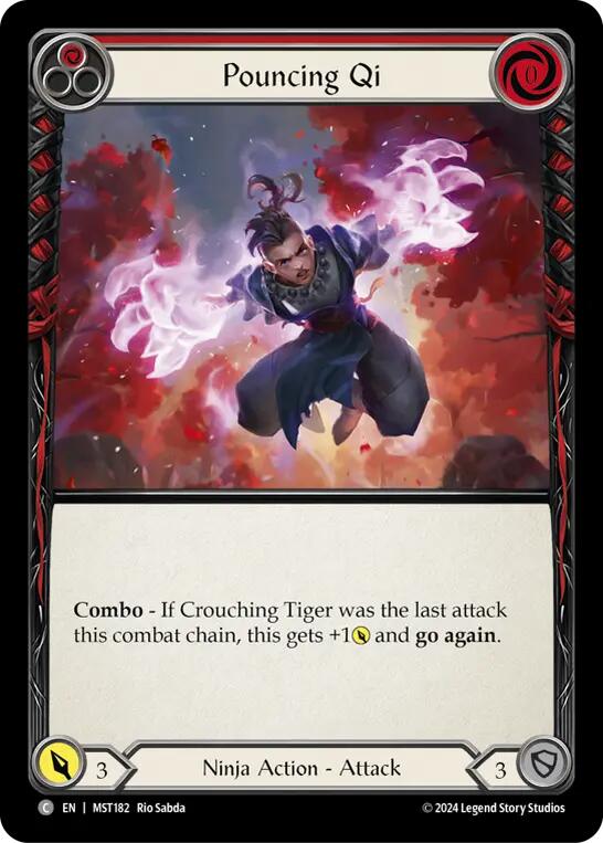 Pouncing Qi (Red) [MST182] (Part the Mistveil) | Good Games Modbury