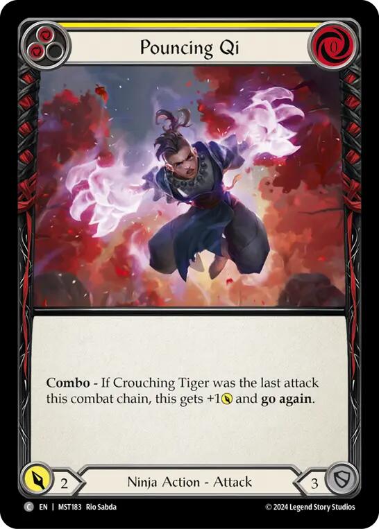 Pouncing Qi (Yellow) [MST183] (Part the Mistveil) | Good Games Modbury