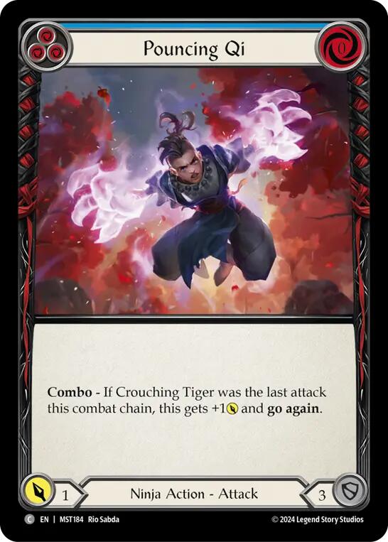 Pouncing Qi (Blue) [MST184] (Part the Mistveil) | Good Games Modbury