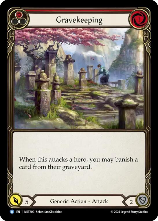 Gravekeeping (Red) [MST200] (Part the Mistveil) | Good Games Modbury