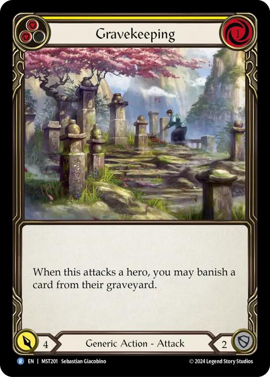 Gravekeeping (Yellow) [MST201] (Part the Mistveil) | Good Games Modbury