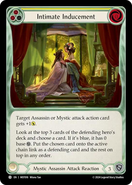 Intimate Inducement (Yellow) [MST018] (Part the Mistveil) | Good Games Modbury