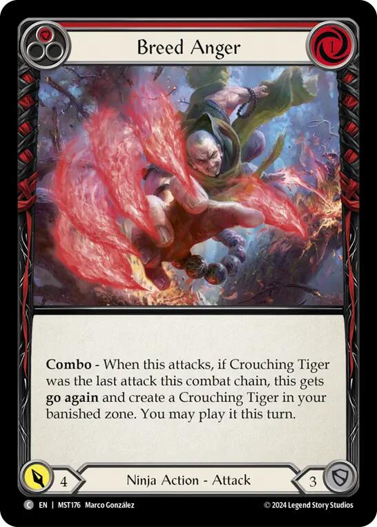 Breed Anger (Red) [MST176] (Part the Mistveil) | Good Games Modbury