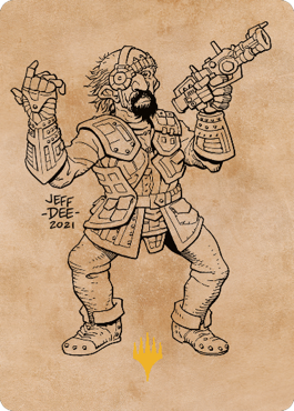 Jan Jansen, Chaos Crafter Art Card (Gold-Stamped) [Commander Legends: Battle for Baldur's Gate Art Series] | Good Games Modbury
