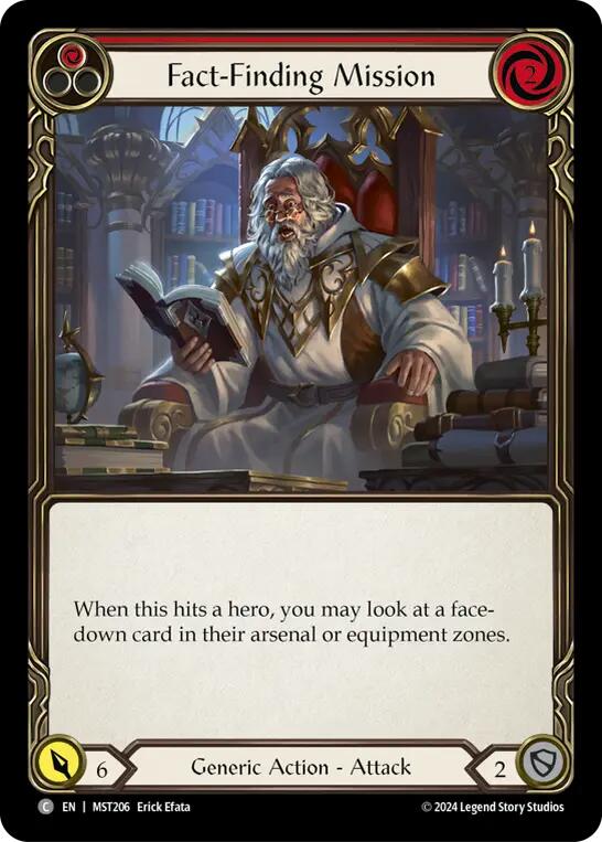 Fact-Finding Mission (Red) [MST206] (Part the Mistveil)  Rainbow Foil | Good Games Modbury