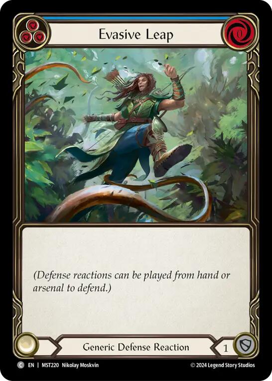Evasive Leap (Blue) [MST220] (Part the Mistveil) | Good Games Modbury