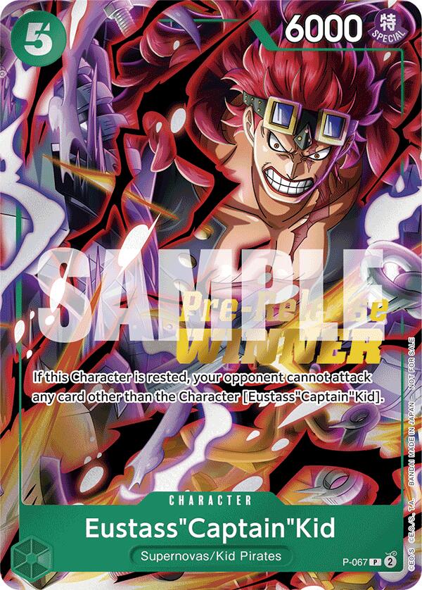 Eustass"Captain"Kid (OP-07 Pre-Release Tournament) [Winner] [One Piece Promotion Cards] | Good Games Modbury