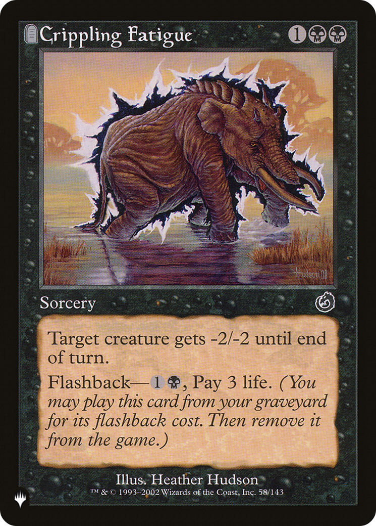 Crippling Fatigue [The List Reprints] | Good Games Modbury
