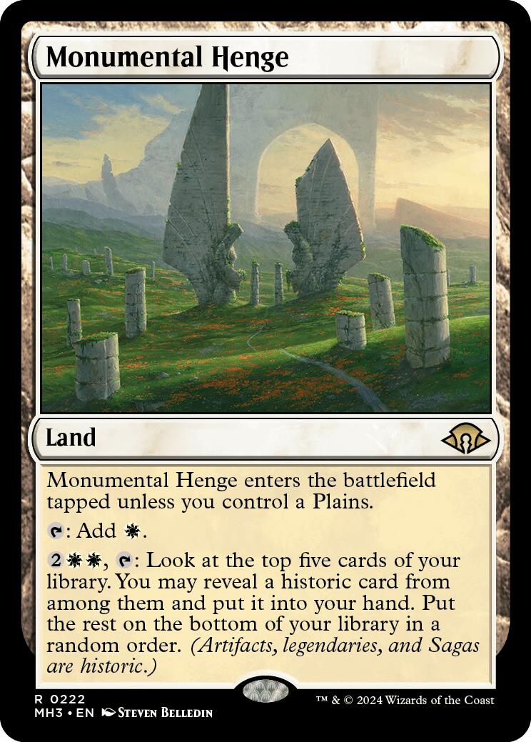 Monumental Henge [Modern Horizons 3] | Good Games Modbury