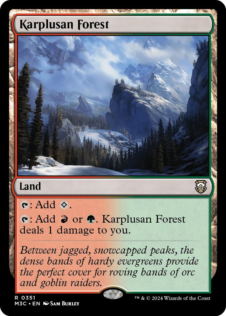 Karplusan Forest [Modern Horizons 3 Commander] | Good Games Modbury