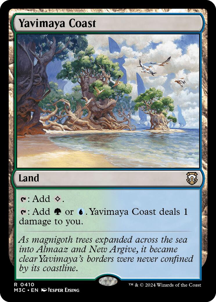 Yavimaya Coast [Modern Horizons 3 Commander] | Good Games Modbury