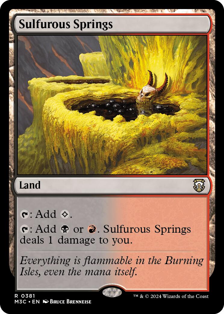 Sulfurous Springs [Modern Horizons 3 Commander] | Good Games Modbury