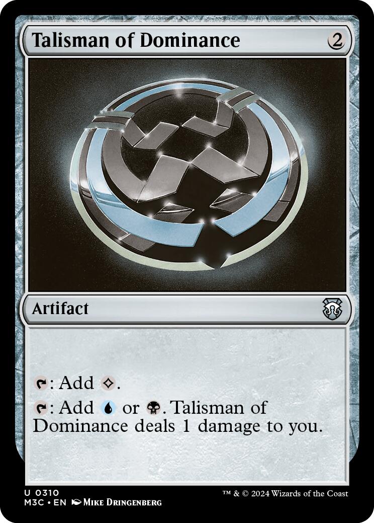 Talisman of Dominance [Modern Horizons 3 Commander] | Good Games Modbury