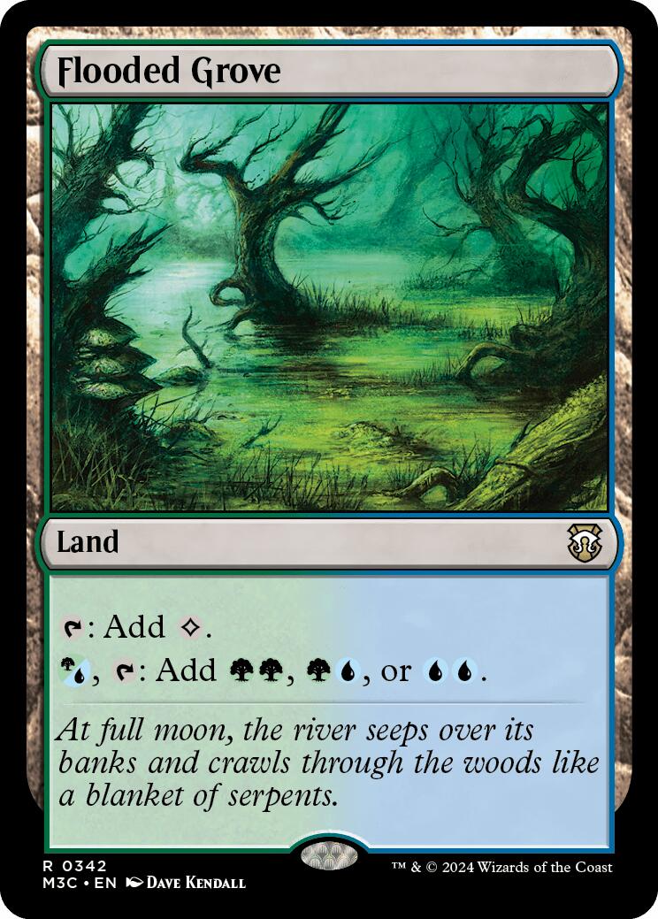 Flooded Grove [Modern Horizons 3 Commander] | Good Games Modbury