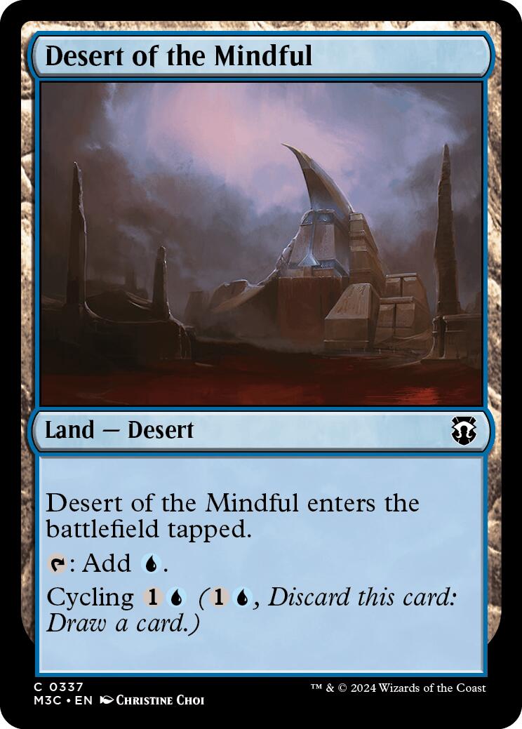 Desert of the Mindful [Modern Horizons 3 Commander] | Good Games Modbury