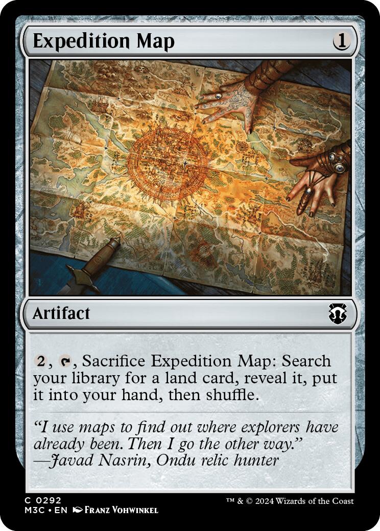 Expedition Map [Modern Horizons 3 Commander] | Good Games Modbury