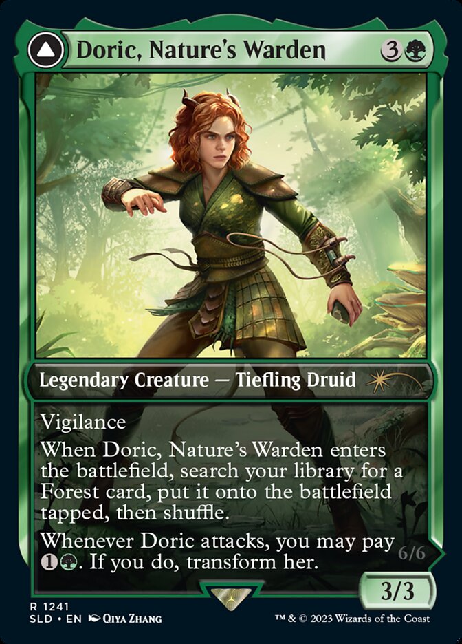 Doric, Nature's Warden // Doric, Owlbear Avenger [Secret Lair Drop Series] | Good Games Modbury