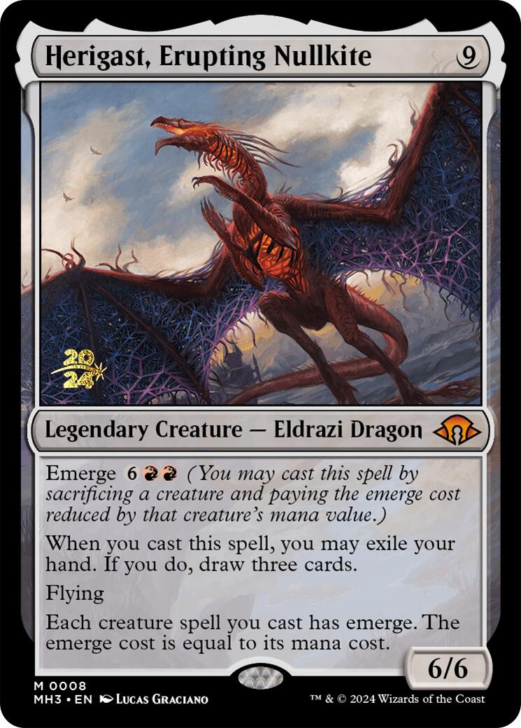 Herigast, Erupting Nullkite [Modern Horizons 3 Prerelese Promos] | Good Games Modbury