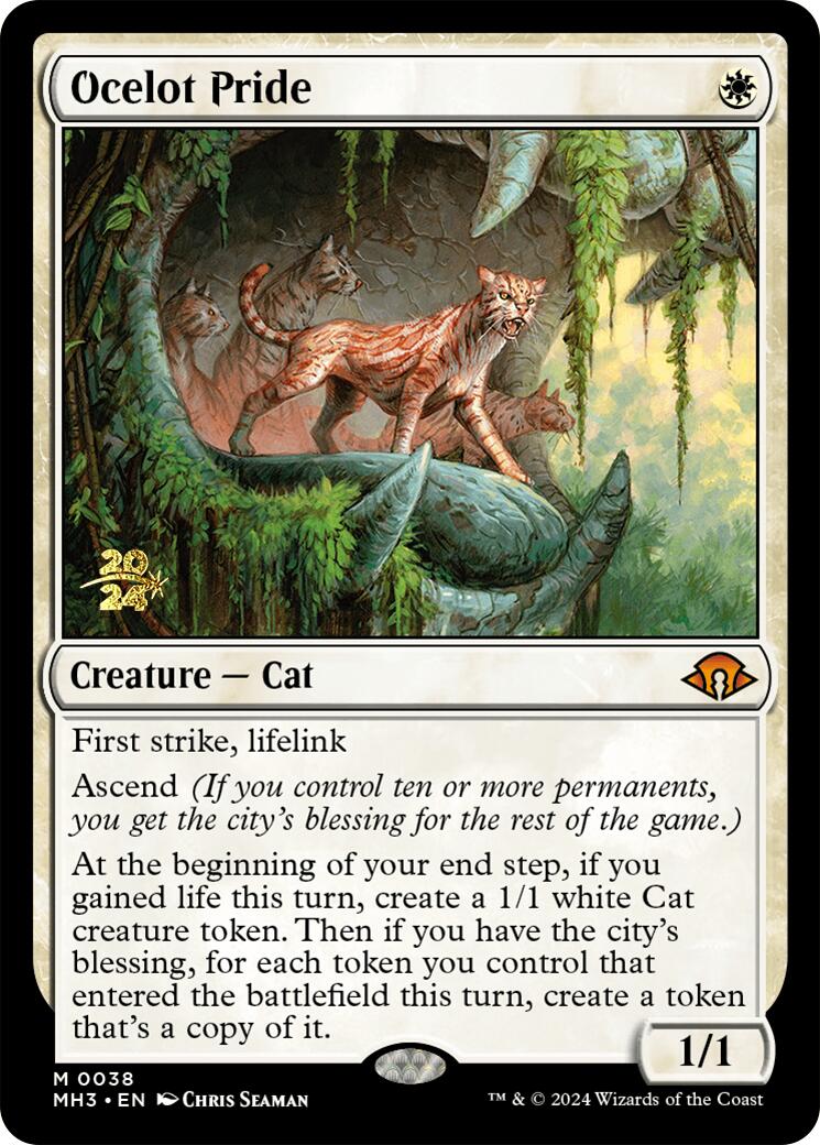 Ocelot Pride [Modern Horizons 3 Prerelese Promos] | Good Games Modbury