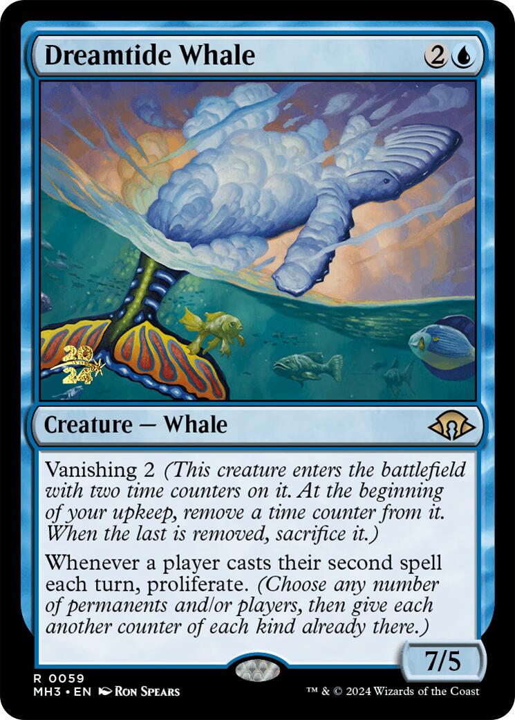 Dreamtide Whale [Modern Horizons 3 Prerelese Promos] | Good Games Modbury