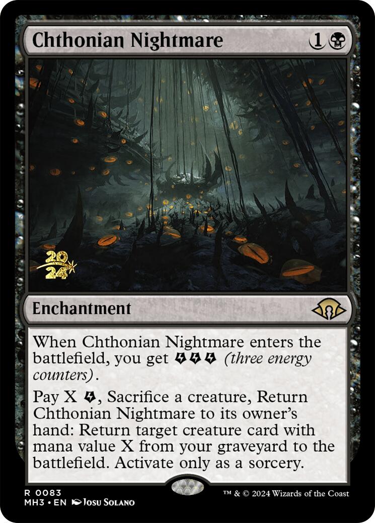 Chthonian Nightmare [Modern Horizons 3 Prerelese Promos] | Good Games Modbury