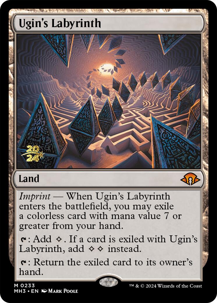 Ugin's Labyrinth [Modern Horizons 3 Prerelese Promos] | Good Games Modbury