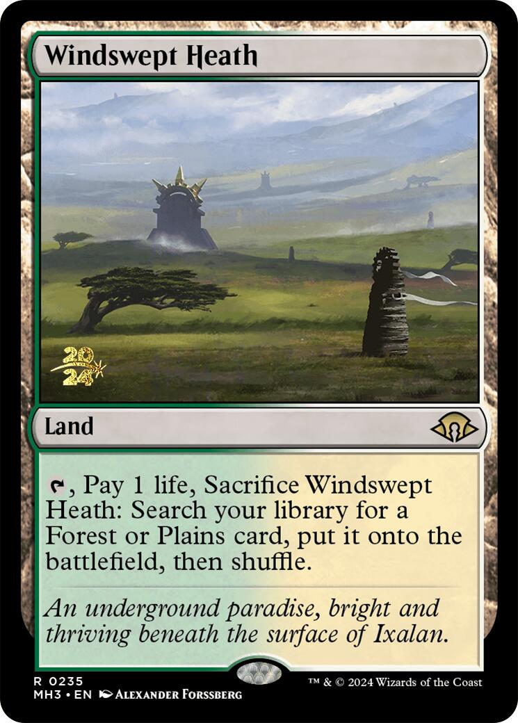 Windswept Heath [Modern Horizons 3 Prerelese Promos] | Good Games Modbury