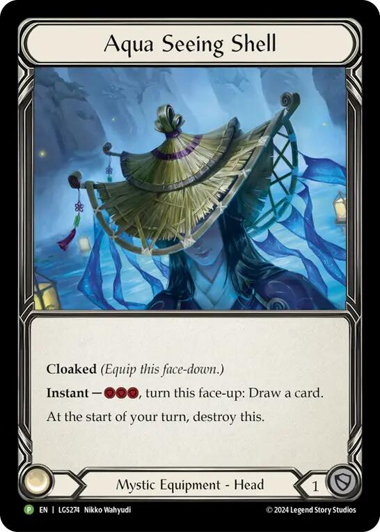 Aqua Seeing Shell [LGS274] (Promo)  Rainbow Foil | Good Games Modbury