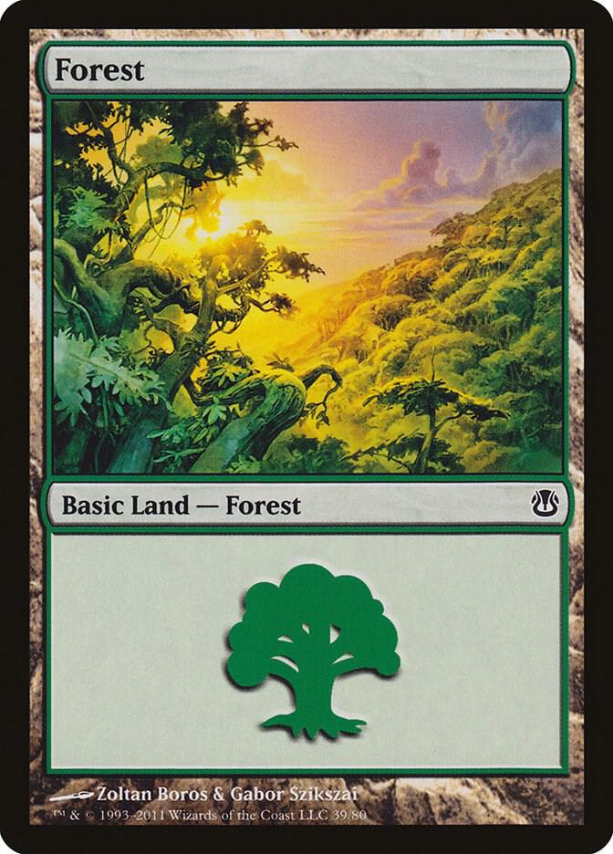 Forest 39/80 (Duel Decks: Ajani vs. Nicol Bolas)  | Good Games Modbury