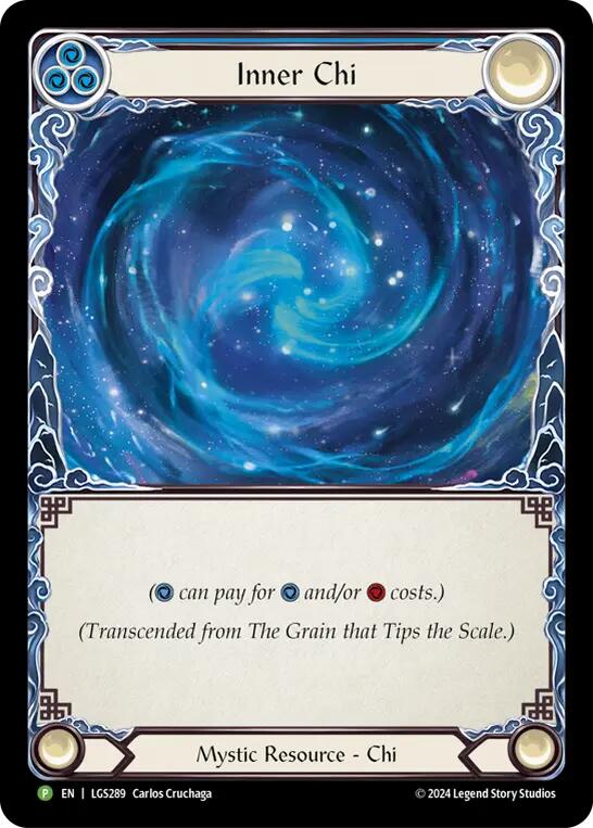 The Grain that Tips the Scale // Inner Chi [LGS289] (Promo)  Rainbow Foil | Good Games Modbury