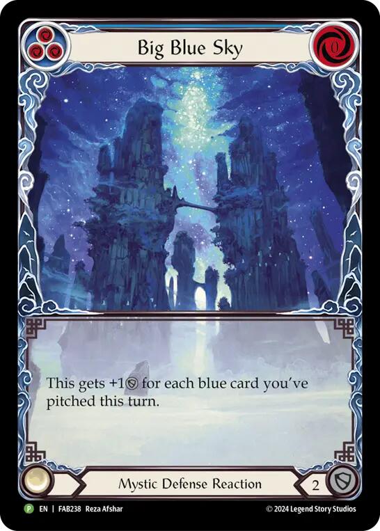 Big Blue Sky [MST086] (Promo)  Rainbow Foil | Good Games Modbury