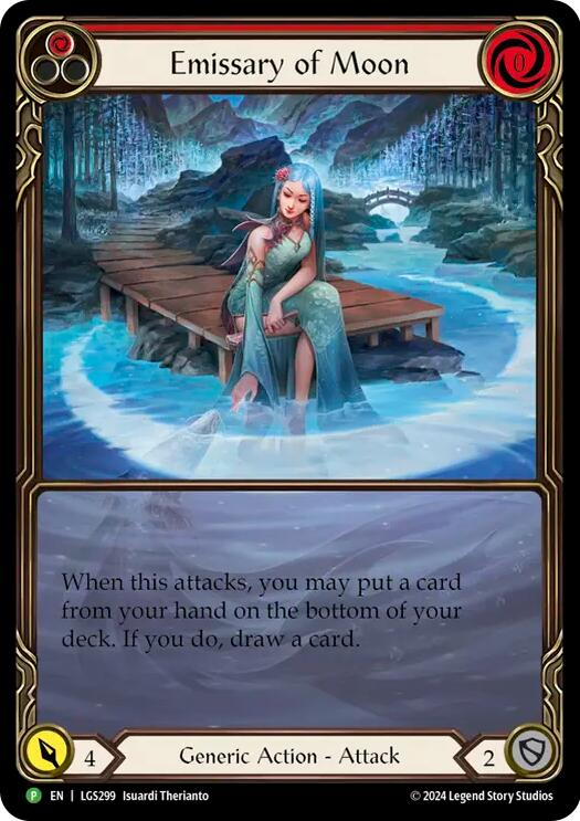 Emissary of Moon [LGS299] (Promo)  Rainbow Foil | Good Games Modbury