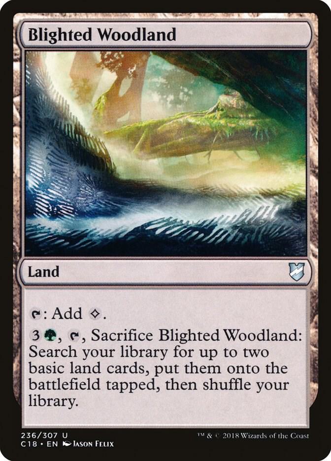 Blighted Woodland 236/307 (Commander 2018)  | Good Games Modbury