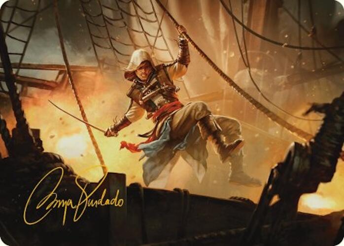Edward Kenway Art Card (Gold-Stamped Signature) [Assassin's Creed Art Series] | Good Games Modbury