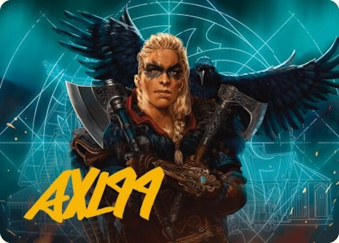 Eivor, Wolf-Kissed Art Card (Gold-Stamped Signature) [Assassin's Creed Art Series] | Good Games Modbury