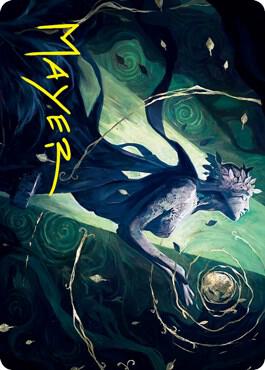 Natures Embrace Art Card Gold Stamped Signature 52 (Art Series: Innistrad: Crimson Vow)  | Good Games Modbury