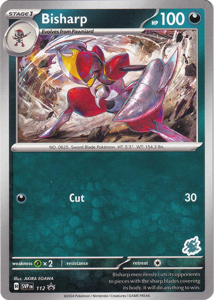 Bisharp (112) (Darkrai Deck) [Battle Academy 2024] | Good Games Modbury