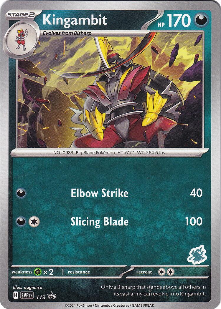 Kingambit (113) (Darkrai Deck) [Battle Academy 2024] | Good Games Modbury