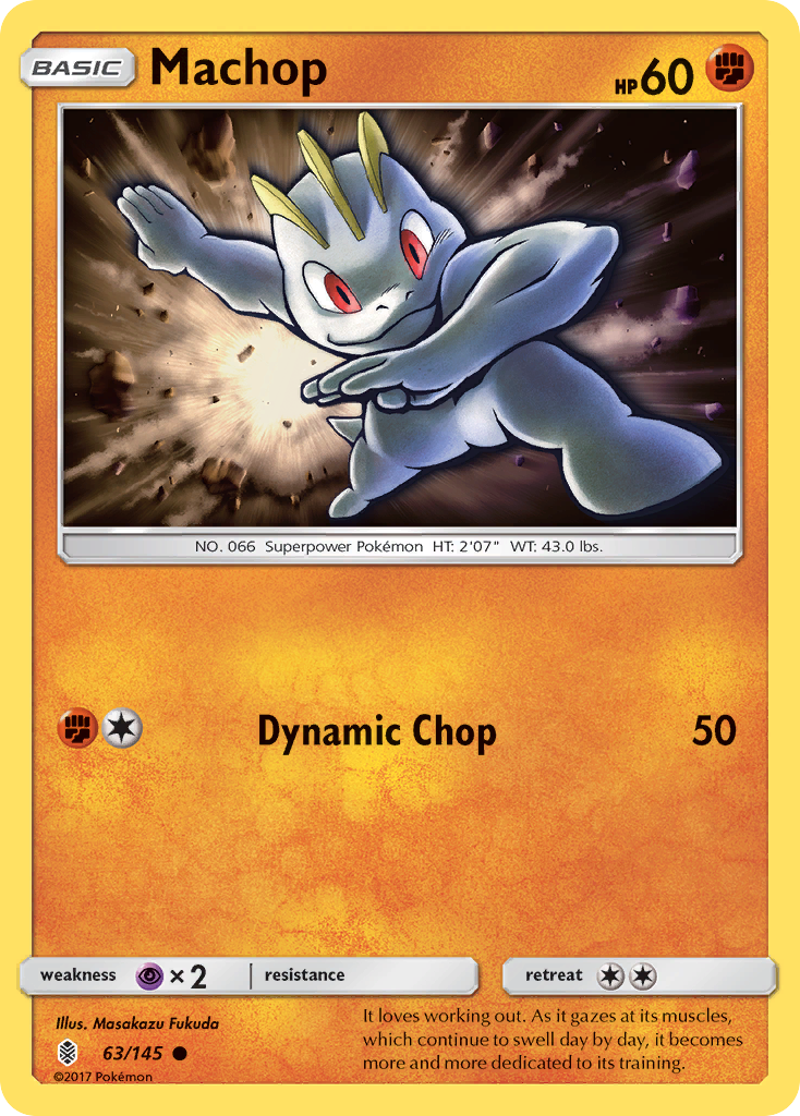 Machop (63/145) [Sun & Moon: Guardians Rising] | Good Games Modbury