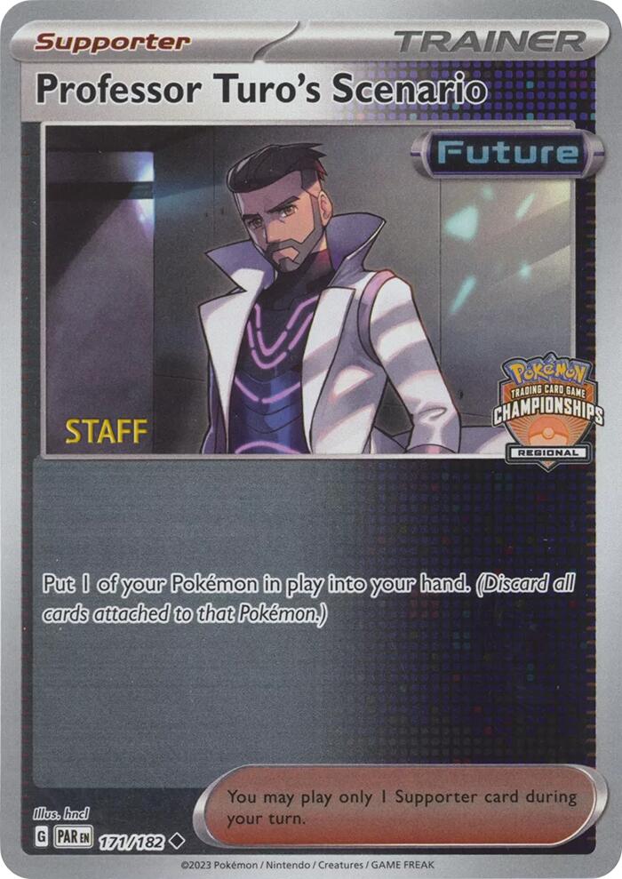 Professor Turo's Scenario (171/182) (2023 Regional Championships Staff) [League & Championship Cards] | Good Games Modbury