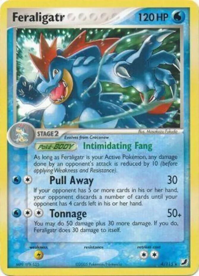 Feraligatr (4/115) (Theme Deck Exclusives) [EX: Unseen Forces] | Good Games Modbury