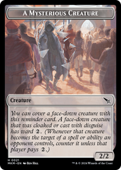 Assassin // A Mysterious Creature Double-Sided Token [Assassin's Creed Tokens] | Good Games Modbury