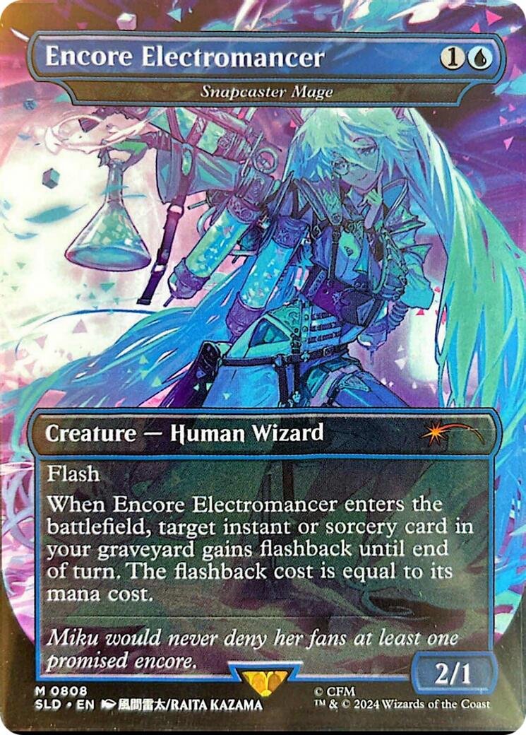 Encore Electromancer - Snapcaster Mage (Rainbow Foil) [Secret Lair Drop Series] | Good Games Modbury