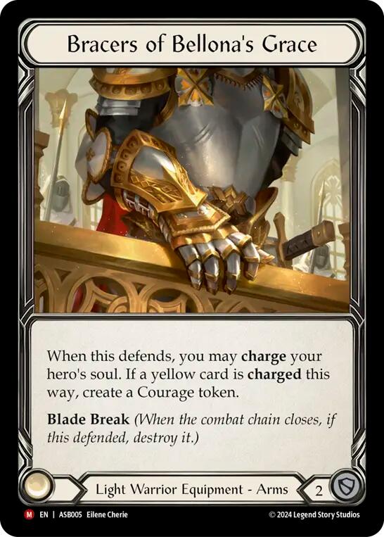 Bracers of Bellona's Grace [ASB005] (Armory Deck: Boltyn)  Rainbow Foil | Good Games Modbury