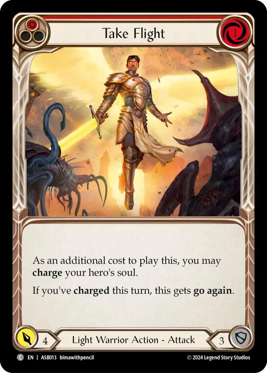 Take Flight (Red) [ASB013] (Armory Deck: Boltyn) | Good Games Modbury