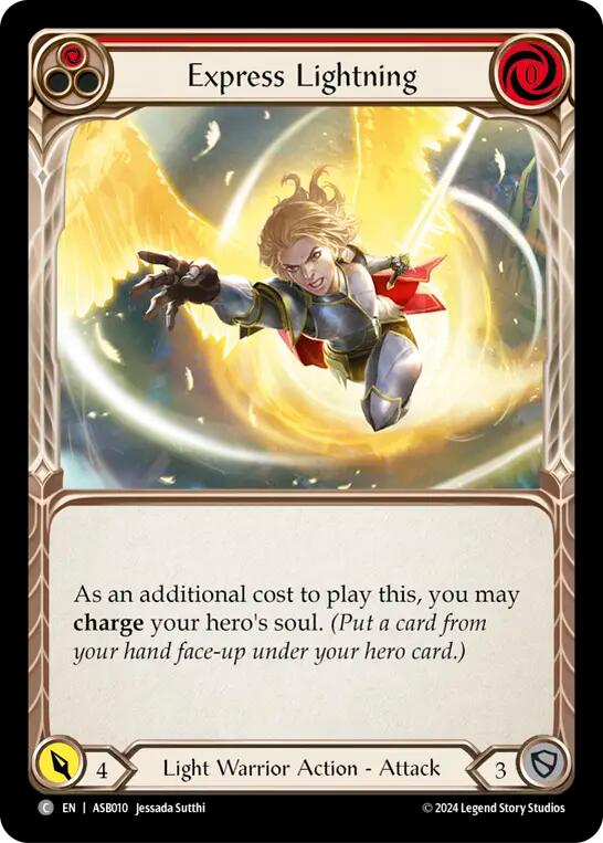 Express Lightning (Red) [ASB010] (Armory Deck: Boltyn) | Good Games Modbury